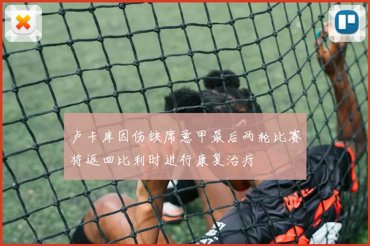 卢卡库因伤缺席意甲最后两轮比赛将返回比利时进行康复治疗